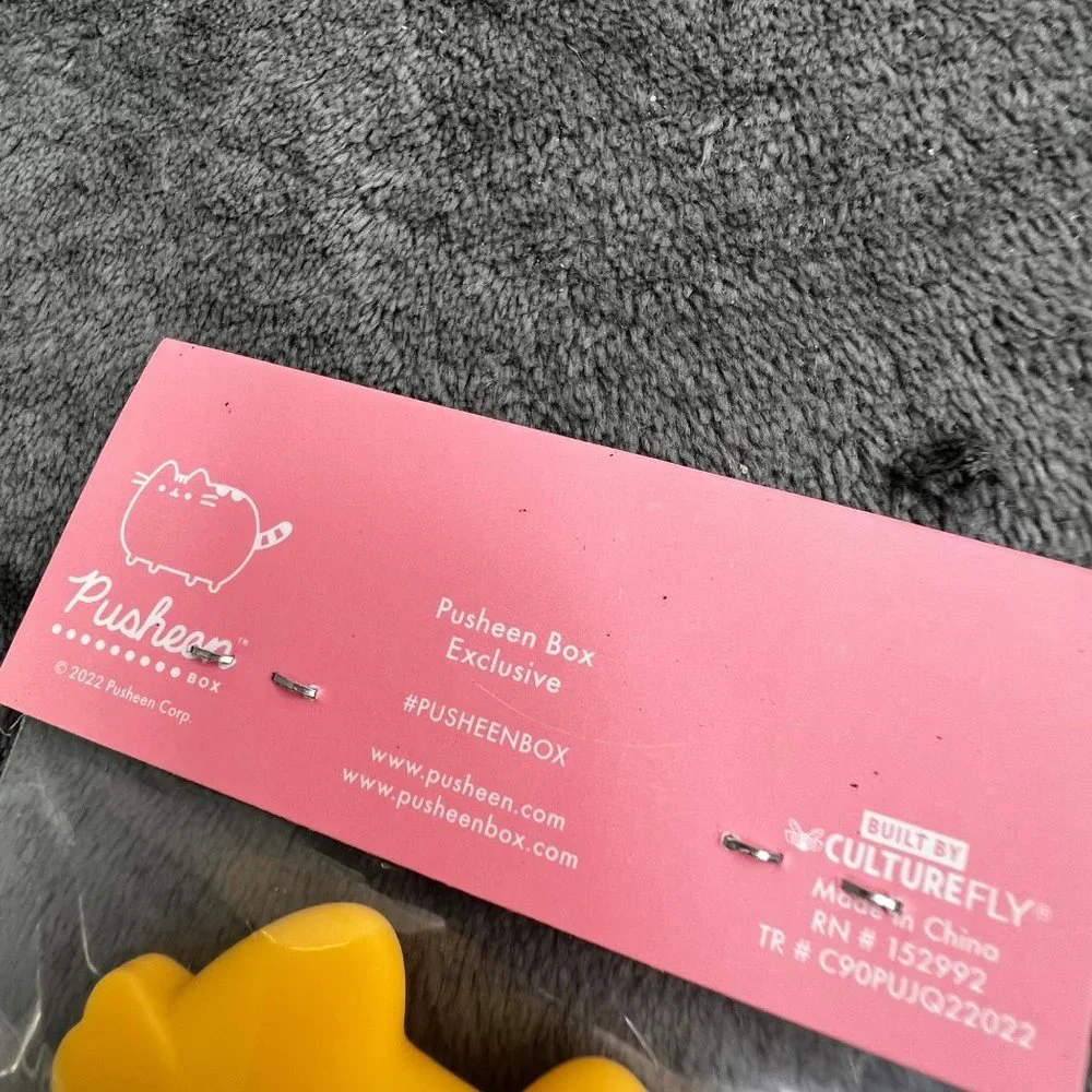 Pusheen Catnip Teether Toy Summer 2022 Box Exclusive NIP Yellow Cat